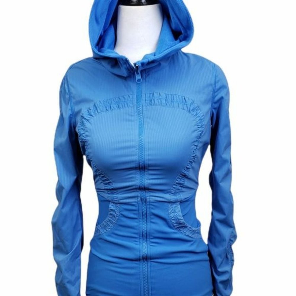 Lululemon Blue Reversible Jacket Dance Studio lll